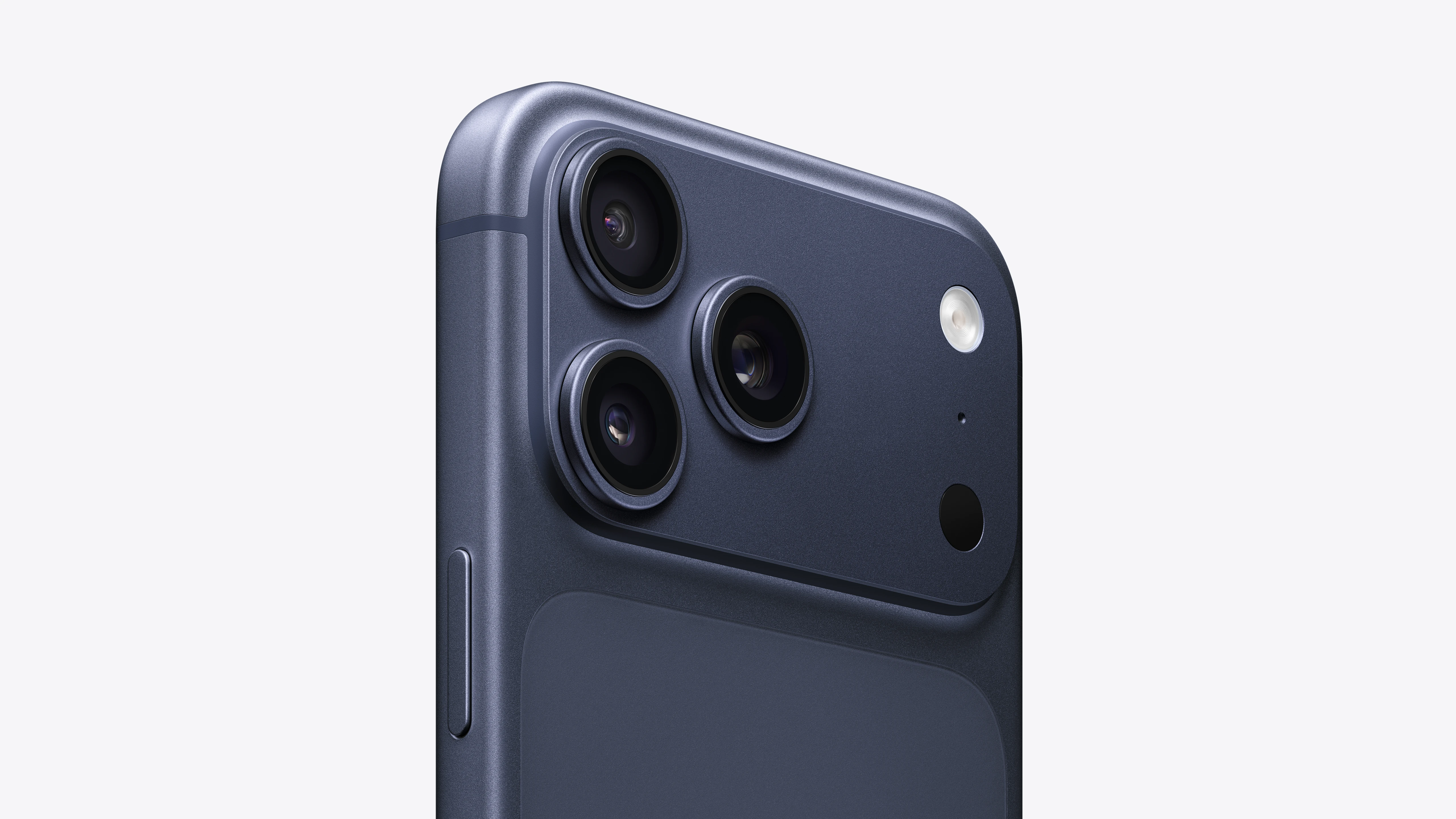 iPhone 17 Pro Max Deep Blue Side Image